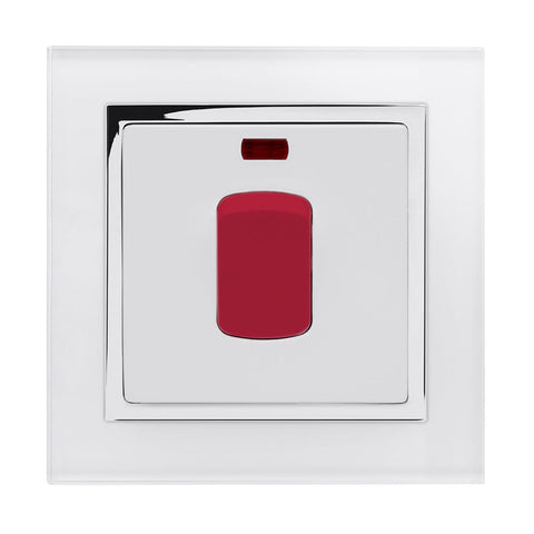 Crystal CT 45A DP Switch with Neon White - SE Home