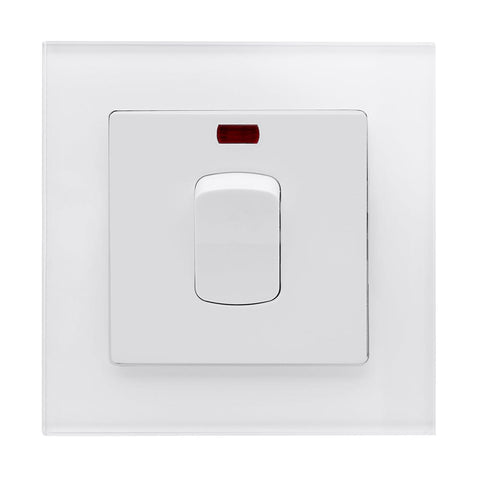 Crystal PG 20A DP Switch with Neon White - SE Home