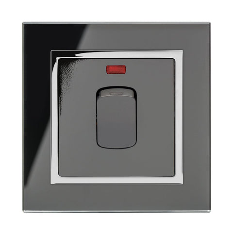 Crystal CT 20A DP Switch with Neon Black - SE Home
