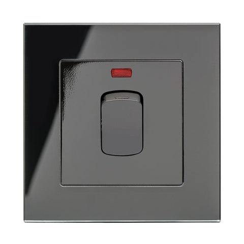 Crystal PG 20A DP Switch with Neon Black - SE Home