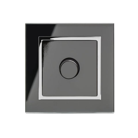 Crystal CT 1G Rotary LED Dimmer Switch 2 Way Black - SE Home
