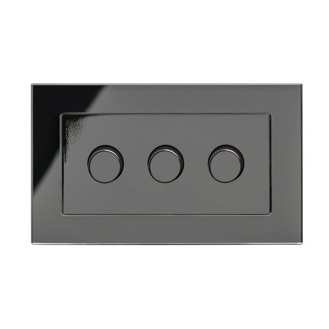 Crystal PG 3G Rotary LED Dimmer Switch 2 Way Black - SE Home