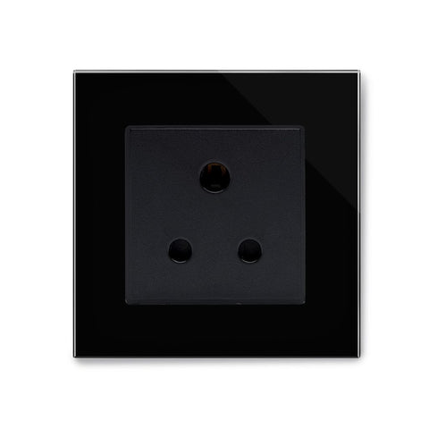 Crystal PG 5A Socket Black - SE Home