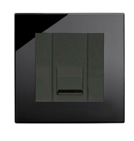 Crystal PG Telephone BT Master Socket Black - SE Home