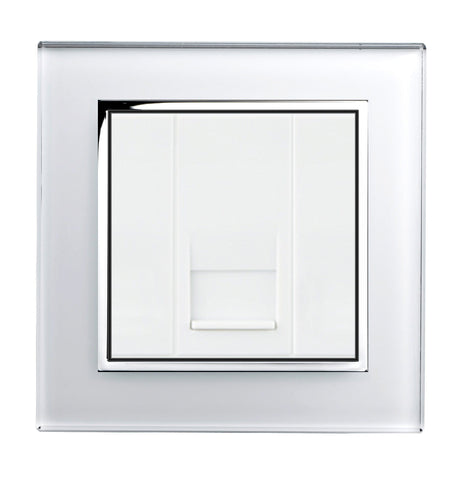 Crystal CT Telephone BT Slave Socket White - SE Home