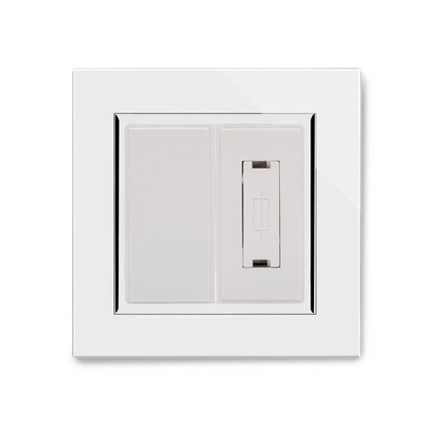 Crystal CT 13A SP Un-switched Fused Spur White - SE Home