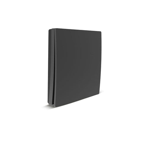 1 Gang Wireless Kinetic Light Switch, Black - SE Home