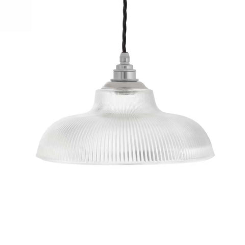 Austen Frosted Glass Pendant Light - Nickel - SE Home