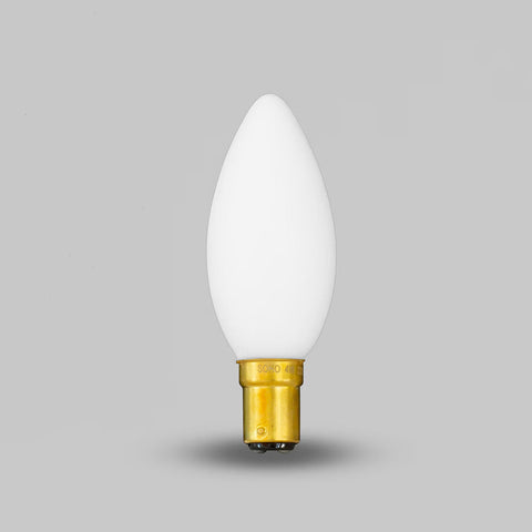 4W 2800K Warm White B15 Matt White Candle Dimmable LED Light Bulb - SE Home