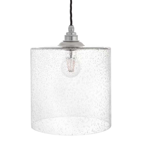 Lowell Bubble Glass Pendant Light - Nickel - SE Home