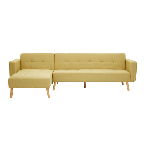 Hansa Large Olive Velvet Sofa - SE Home