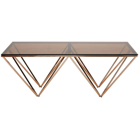 Allure Champagne Metal Legs Coffee Table - SE Home