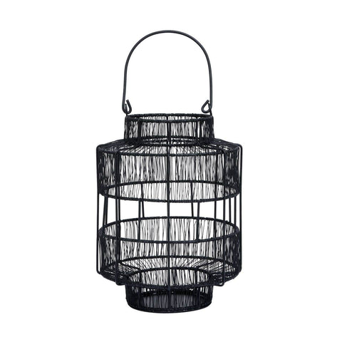 Ashton Black Wire Lantern - SE Home
