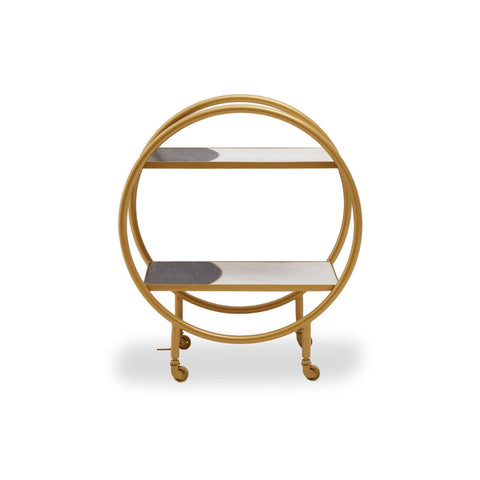 Vizzini 2 Tier Bar Trolley - SE Home