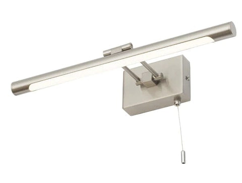 Cali IP44 Wall Light In Satin Nickel - SE Home