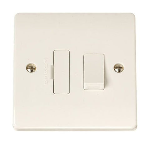 Curva White Range 13A DP Switched Fused Connection Unit