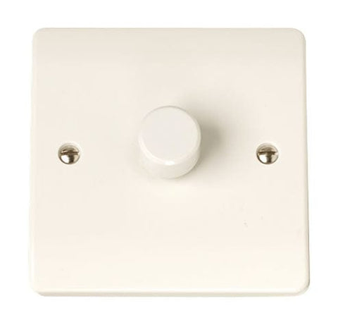 Curva White Range 1 Gang 2 Way 250w Dimmer Switch