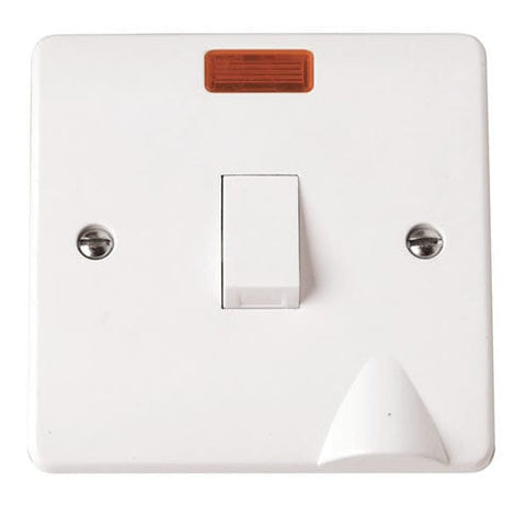 White 20A DP Switch With Neon - SE Home