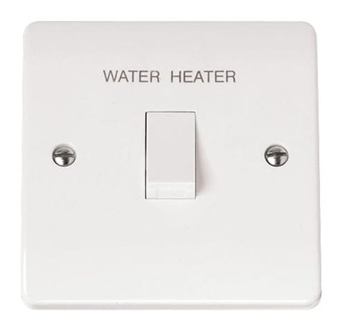 White 20A DP Switch ‘water Heater’ - SE Home