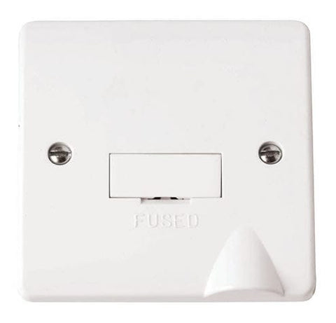 White 13A Fused Connection Unit - SE Home