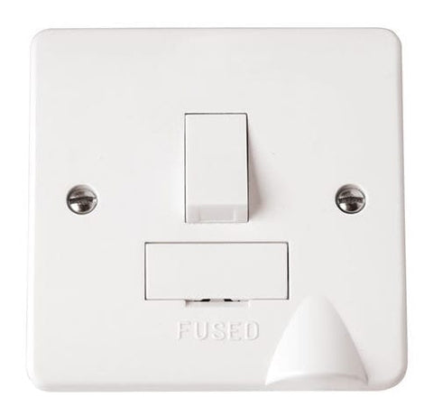 White 13A Fused Connection Unit DP Switched - SE Home