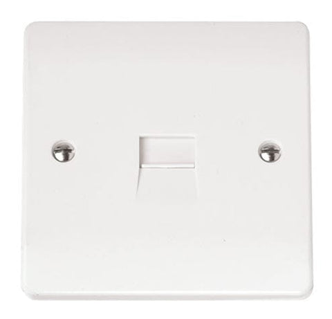 White Single Telephone Outlet - Master - SE Home