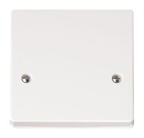 White 45A Cooker Connection Plate - SE Home