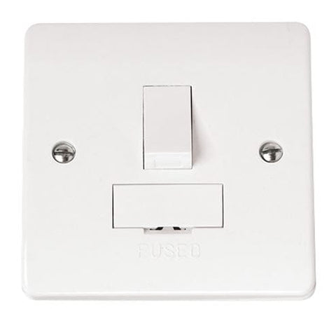 White 13A Fused Switched Connection Unit - SE Home