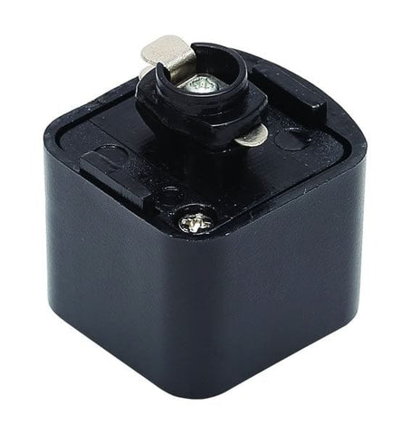 Black Culina Pendant Track Adapter for Single Circuit Track 240V