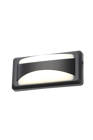 Outdoor Lighting Poole LED Up - Down Wall Light Black