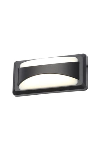 Poole LED Up - Down Wall Light Black - SE Home