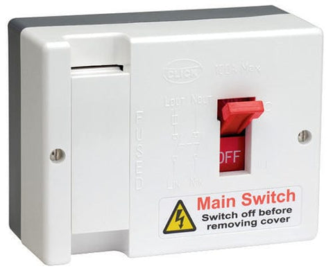 Main Fused Switch 100a Fused Main Switch (80a Hrc Fuse Fitted)