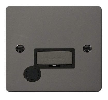 Flat Plate Black Nickel Ingot 13A Connection Unit + Flex - SE Home