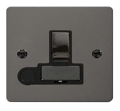Flat Plate Black Nickel Ingot 13A Switched Connection Unit  + Flex  