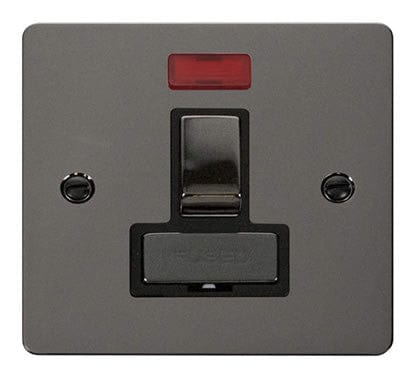 Flat Plate Black Nickel Ingot 13A Switched Connection Unit  + Neon   
