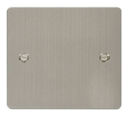 Flat Plate Stainless Steel 1 Gang Blank Plate - SE Home