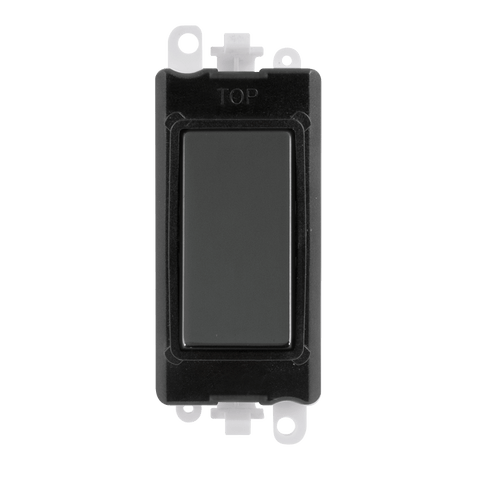 Gridpro Black Nickel Blank Module - Black Trim - SE Home