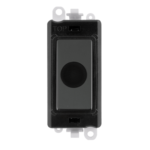 Black Nickel - Black Inserts Gridpro Black Nickel 20A Flex Outlet Module - Black Trim