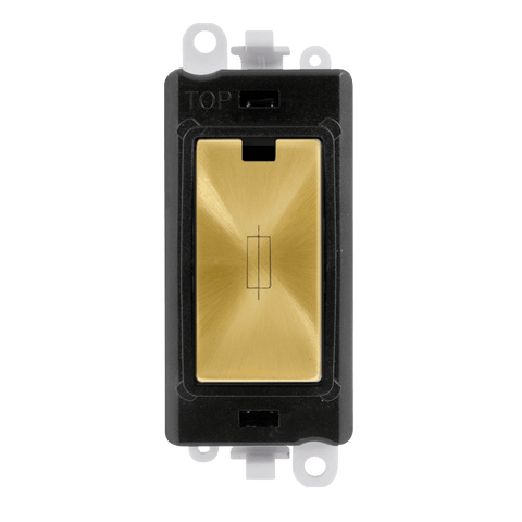 Gridpro 13A Fused Spur Module - Black Trim - SE Home