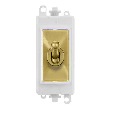 Gridpro 20A Intermediate Toggle Light Switch Module - White Trim - SE Home