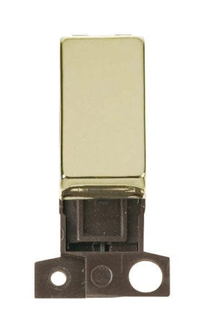 Minigrid Ingot 2 Way Ingot 10AX Switch - Brass - SE Home