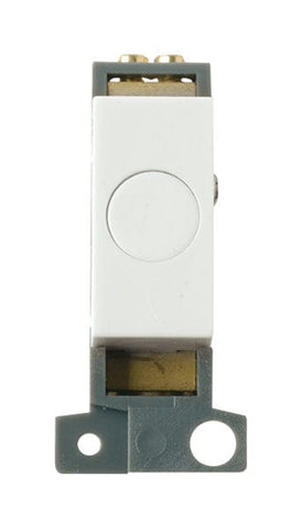 Minigrid Plastic 20A Flex Outlet Module - Click White - SE Home