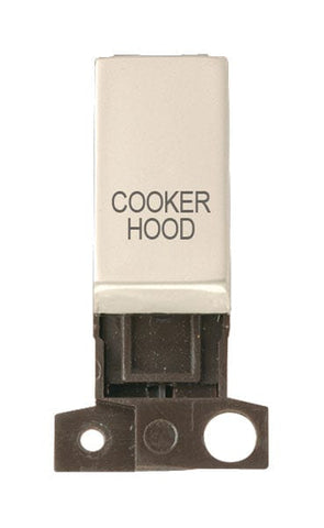 Minigrid Ingot Printed 13A Resistive 10AX DP Switch - Pearl Nickel - Cooker Hood - SE Home