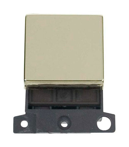 Minigrid Ingot 20A DP Ingot Switch - Brass - SE Home