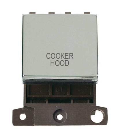 Minigrid Ingot Printed 20A DP Ingot Switch - Chrome - Cooker Hood - SE Home