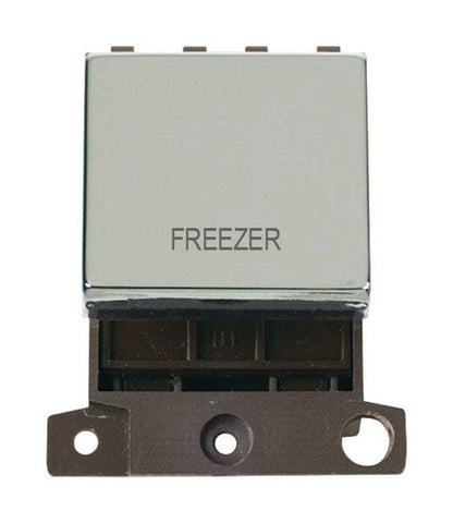 Minigrid Ingot Printed 20A DP Ingot Switch - Chrome - Freezer - SE Home