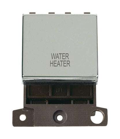Minigrid Ingot Printed 20A DP Ingot Switch - Chrome - Water Heater - SE Home