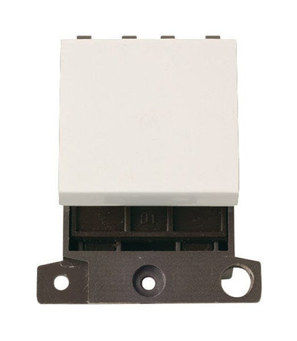 Minigrid Plastic 20A DP Switch - Polar White - SE Home
