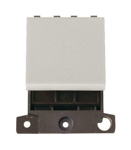 Minigrid Plastic 20A DP Switch - Click White - SE Home