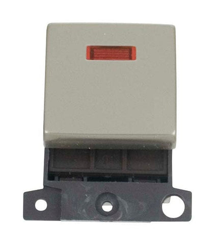 Minigrid Ingot 20A DP Ingot Switch With Neon - Pearl Nickel - SE Home